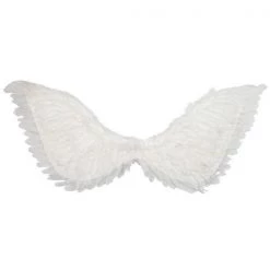 TomFoolery Christmas Costumes Large 90cm X 50cm White Angel Wings