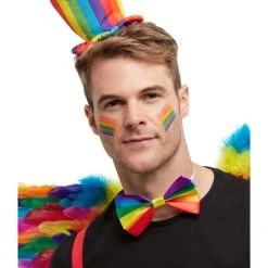 Smiffys Rainbow Mini Top Hat