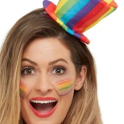 Smiffys Rainbow Mini Top Hat