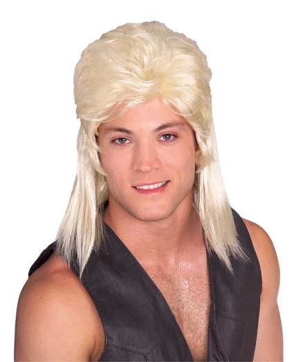 Rubies Wigs Classic Blonde Mullet Wig 3 Rubies Wigs Classic Blonde Mullet Wig