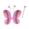 Trademart Festival Wear Orange And Purple Fairy Wings Kit
