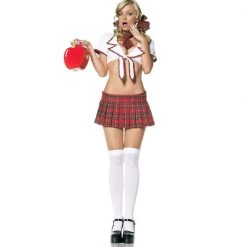 Leg Avenue: Miss Prep School Red Back To School