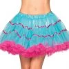 Malltop Tutus & Petticoats 80's Blue And Pink Tutu Skirt
