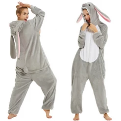 AnneCart Deluxe Grey Rabbit Onesie