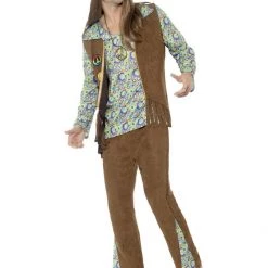 Smiffys Mens 60s Hippie Costume 60's - 70's Disco & Hippie