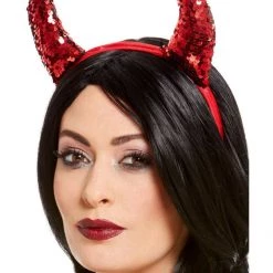 Hurly-Burly Reversible Sequin Devil Horns