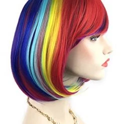 Bell's Wigs Rainbow Deluxe Bob Wig