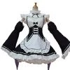 Hurly-Burly Anime & Video Games Re:Zero Rem Ram Cosplay
