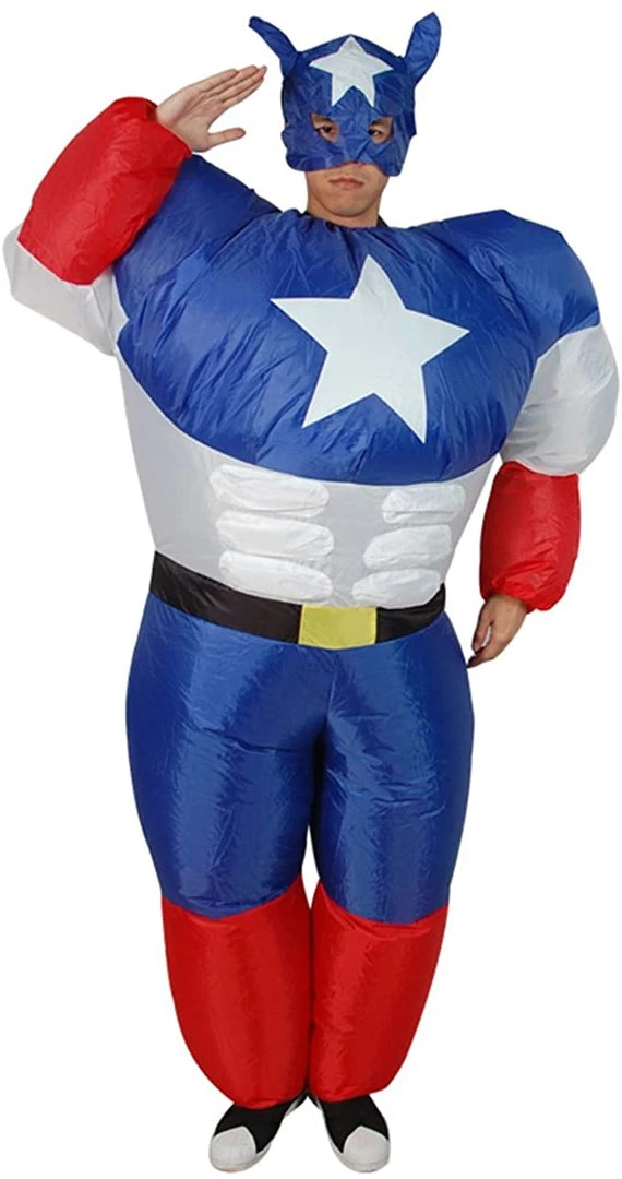 Rubies Inflatable Captain America Inflatable Costumes 4 Rubies Inflatable Captain America Inflatable Costumes