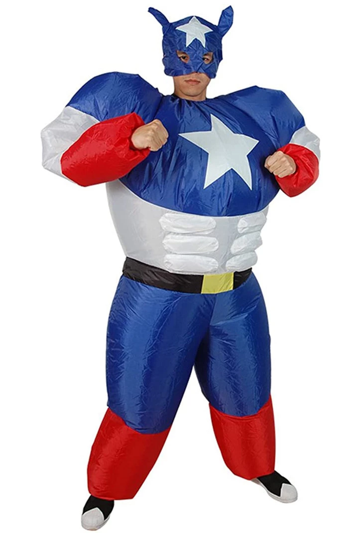 Rubies Inflatable Captain America Inflatable Costumes 3 Rubies Inflatable Captain America Inflatable Costumes