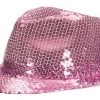 Unknown Light Pink Sequined Fedora Celebrations 1 Unknown Light Pink Sequined Fedora Celebrations