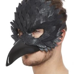 Smiffys Raven Masquerade Mask Animals And Insects