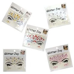 Trademart Assorted Multicoloured Large Face Gems Face And Body Gems