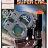 Austwide Super Cap Gun With Handcuffs Costume Accessories
