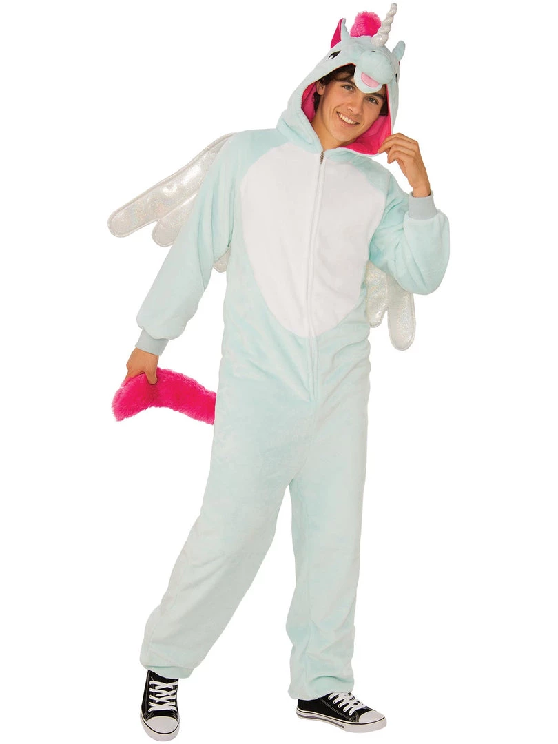 Rubies Deluxe Pegacorn Furry Onesie Costume 4 Rubies Deluxe Pegacorn Furry Onesie Costume