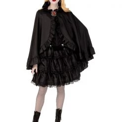 Rubies Adults Black Gothic Cape