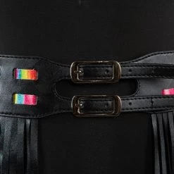 Global Lover Festival Black Fringe Belt