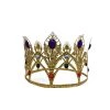 Trademart Medieval Ornate Gold Bejewelled Crown