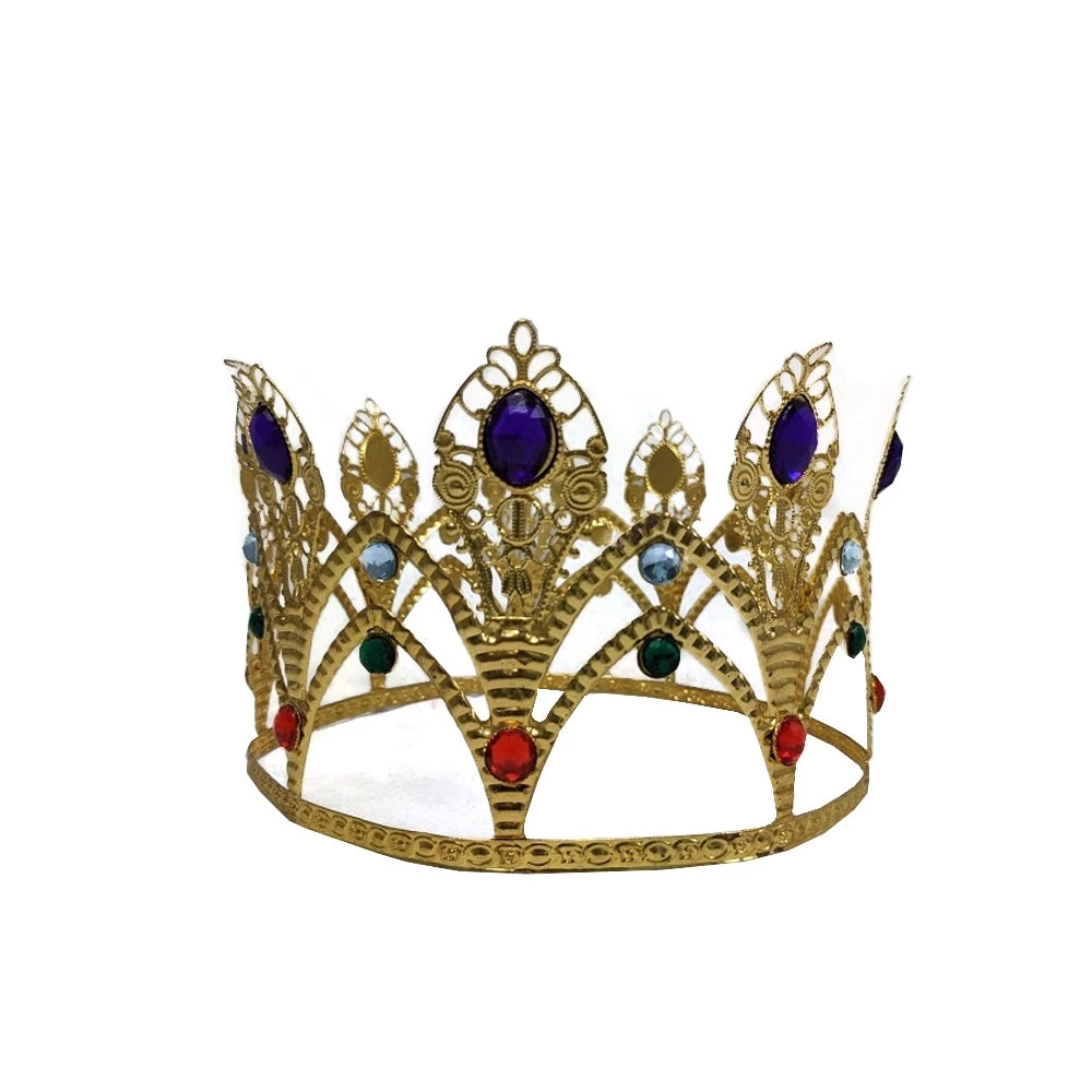 Trademart Medieval Ornate Gold Bejewelled Crown 3 Trademart Medieval Ornate Gold Bejewelled Crown