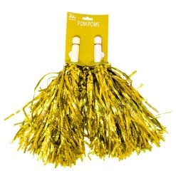 Trademart Cheerleader Pompoms Gold Uniforms