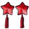 Hurly-Burly Red Sequin Star Nipple Tassels Nipple Pasties 2 Hurly-Burly Red Sequin Star Nipple Tassels Nipple Pasties