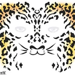 Tinsley Cheetah Full Face Tattoo