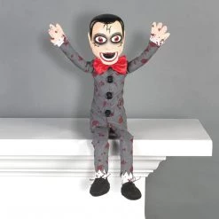 Dormar Halloween Decoration Sitting Ventriloquist Doll
