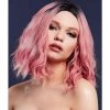 Smiffys Cara Ash Pink Wavy Bob Wig