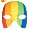 Rubies Pride Striped Rainbow Half Mask 2 Rubies Pride Striped Rainbow Half Mask
