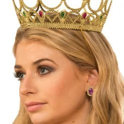 Unknown Royal Queen Crown - Gold Hats & Headwear