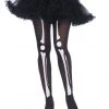 Smiffys Skeleton Pantyhose Hosiery