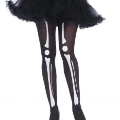 Smiffys Skeleton Pantyhose Hosiery
