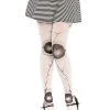Leg Avenue Hosiery Cracked Doll Joint Pantyhose