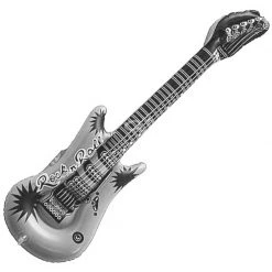 Sweidas Silver Inflatable Guitar