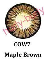 Dinna Maple Brown Natural Contact Lenses