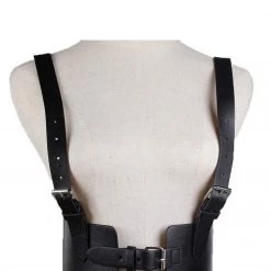 Jacky Wang Adjustable PU Leather Chest Harness Belts & Harnesses
