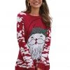Hurly-Burly Outerwear Santa In The Snow Knitted Ugly Christmas Sweater
