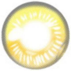 Hurly-Burly Yellow Anime Contact Lenses Anime & Video Games