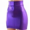 Hurly-Burly Women's Purple Metallic Skirt