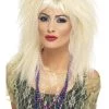 Smiffys Blonde 80's Crimp Wig
