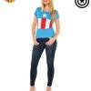 Rubies Tops & Tees American Dream Ladies T-shirt