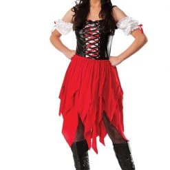 Rubies Ladies Red Pirate Costume