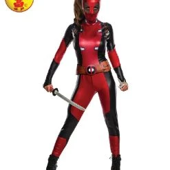 Rubies Ladies Deadpool Jumpsuit Costume Superheros & Villians