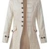 AnneCart Men's Cream Pirate Coat