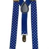 DHGate Blue Polka Dot Suspenders