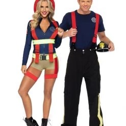 Leg Avenue Adults Men's Fire Captain Costume 11 Leg Avenue Adults Men's Fire Captain Costume