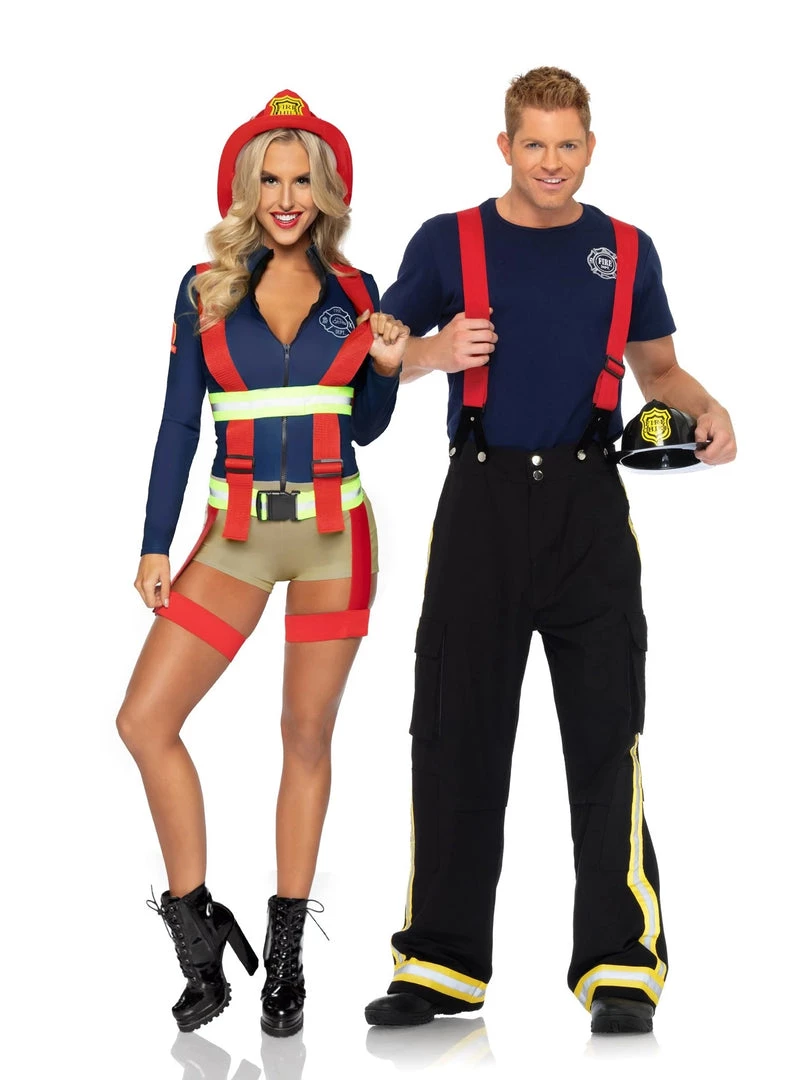Leg Avenue Adults Men's Fire Captain Costume 7 Leg Avenue Adults Men's Fire Captain Costume