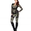 Leg Avenue Camo Paratrooper Jumpsuit Uniforms