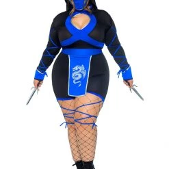 Leg Avenue Halloween Plus Size Dragon Ninja Costume