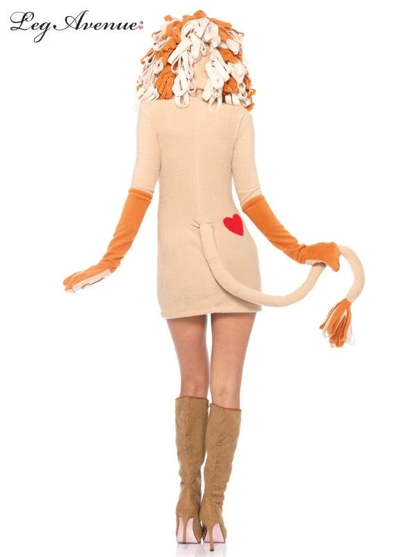 Leg Avenue Cozy Lion Hooded Dress Adults 4 Leg Avenue Cozy Lion Hooded Dress Adults